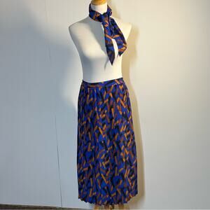 Andrea Gayle Vintage Skirt and Matching Scarf Size M